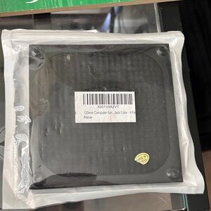 120mm Black Computer Fan